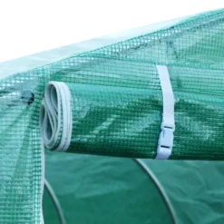 Outsunny 26' X 10' X 7' Walk-In Greenhouse Tunnel, Large Gardening Plant Hot House With 12 Windows And Zipper Doors For Backyard -Garden Furniture Discounts GUEST 003305c0 39b6 4912 bbcb ecc888ddbac9