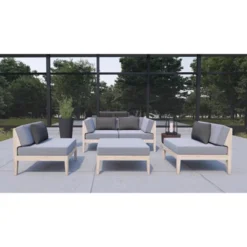 Summerlyn Ottoman - Linon -Garden Furniture Discounts GUEST 02132471 2d9b 4193 81aa 9defe44a3fbe