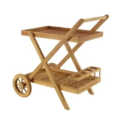 Trolley Patio Outdoor Serving Cart - Olivia & May -Garden Furniture Discounts GUEST 0277cfd0 3515 4bfb 9060 eabcb6133d80