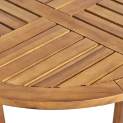 Carina Round Acacia Wood Accent Table - Teak - Christopher Knight Home -Garden Furniture Discounts GUEST 02877a07 b429 4440 93b8 a8415455a765