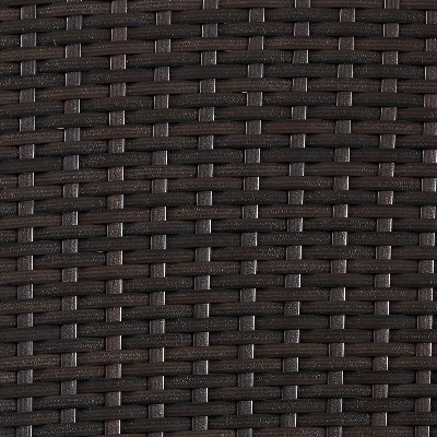 Palm Harbor Outdoor Wicker Corner Chair - Gray - Crosley 8 Palm Harbor Outdoor Wicker Corner Chair - Gray - Crosley - Image 6