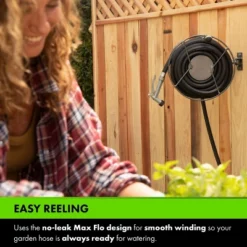 Yard Butler Swivel Hose Reel - Garden Hose Holder - Wall Mount - Heavy Duty With 90 Degree Pivot - ISRM-90 -Garden Furniture Discounts GUEST 04af6351 db18 4dac 881a 63009cd91d6f