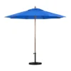 9' X 9' Round Wood Grain Steel Patio Umbrella Pacific Blue - Astella -Garden Furniture Discounts GUEST 051e8cfd f5bc 41ee 896a 340d6cdcd620