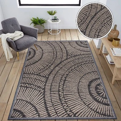 World Rug Gallery Abstract Indoor/Outdoor Area Rug 8 World Rug Gallery Abstract Indoor/Outdoor Area Rug - Image 6