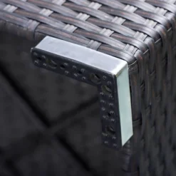 9pc All-Weather Patio Wicker Conversation Set With Cushions - Navy - Captiva Designs -Garden Furniture Discounts GUEST 06cc636d e61b 452e 81a1 7d135355c829