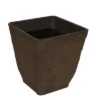 Set Of 2 Resin Indoor/Outdoor Squared Planters Brown - Alpine Corporation -Garden Furniture Discounts GUEST 0874622c dd31 409f b7ce 5fa2d2e8a8bb