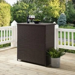 Crosley Palm Harbor Outdoor Wicker Bar -Garden Furniture Discounts GUEST 08f2ca38 c7e6 4410 9097 7cc9843a4353