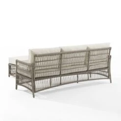 2pc Thatcher Outdoor Steel Conversation Set Creme/Driftwood - Crosley -Garden Furniture Discounts GUEST 09d2c268 76a4 4ce4 a436 c1fd56ec4449