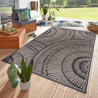 World Rug Gallery Abstract Indoor/Outdoor Area Rug 3 World Rug Gallery Abstract Indoor/Outdoor Area Rug