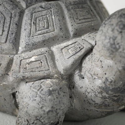6"H Sullivans Charcoal Tortoise Planter, Gray 3 6"H Sullivans Charcoal Tortoise Planter, Gray