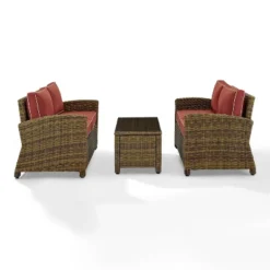 Bradenton 3pc Outdoor Wicker Seating Set - Crosley -Garden Furniture Discounts GUEST 0b27a12a 835f 4c36 8ce1 01197a8c508e