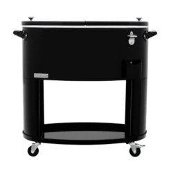 80qt Sporty Oval Rolling Patio Cooler - Permasteel -Garden Furniture Discounts GUEST 0b6f9c05 ce11 4736 b4f8 ccf73f608309