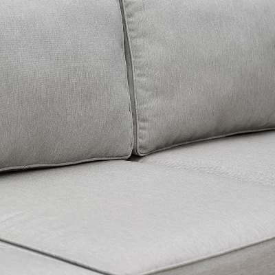 Capella Outdoor Wicker 2 Pc Sofa And Coffee Table Set Gray/Acorn - Crosley 13 Capella Outdoor Wicker 2 Pc Sofa And Coffee Table Set Gray/Acorn - Crosley - Image 11