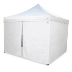 Caravan Canopy V-Series 10 X 10' 2 Straight Leg Sidewall Kit And M-Series Pro 2 10 X 10 Foot Shade Tent With Roller Bag For Recreational Use -Garden Furniture Discounts GUEST 0f4eded2 6eef 4628 be3f fa798ac642ff