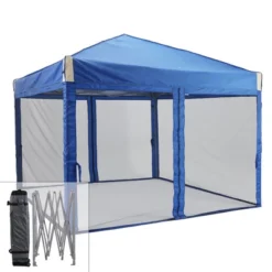 Aoodor 10' X 10' Pop Up Canopy Tent With Removable Mesh Sidewalls, Portable Instant Shade Canopy With Roller Bag -Garden Furniture Discounts GUEST 0feb8237 f0e7 4d26 a49c edbca5c6f496