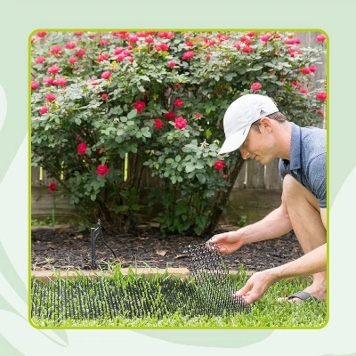 Homarden 13ft Outdoor Training Mat For Cats - Black 4 Homarden 13ft Outdoor Training Mat For Cats - Black - Image 2