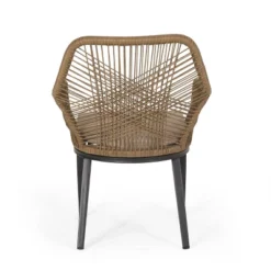 Russel 3pc Outdoor Wicker 2 Seater Chat Set - Light Brown/Beige - Christopher Knight Home -Garden Furniture Discounts GUEST 114e5c8d eb7d 41d8 ab8e 4b8a9b430ad2