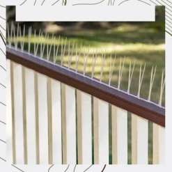 BIRD BLINDER 13" Plastic Bird Spikes - Polycarbonate Deterrent For Pigeons And Other Small Birds, White Set Of 15 -Garden Furniture Discounts GUEST 1174f271 0458 4ff2 b9ab 03fc0574486e