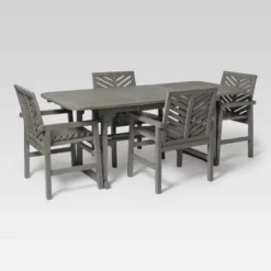 5pc Slatted Extendable Acacia Wood Patio Dining Set - Saracina Home 23 5pc Slatted Extendable Acacia Wood Patio Dining Set - Saracina Home -Garden Furniture Discounts GUEST 1180b99e 29f9 4ec7 9106 c492deb0dc52
