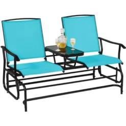 Tangkula Patio Loveseat Rocking 2 Person Outdoor Double Glider Chair With Center Table 18 Tangkula Patio Loveseat Rocking 2 Person Outdoor Double Glider Chair With Center Table -Garden Furniture Discounts GUEST 12803e33 3d3f 498d 807c f42362c58ef0