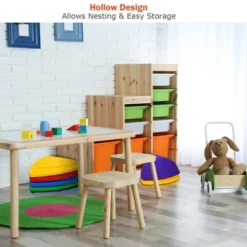 Costway 11pcs Kids Balance Stepping Stones W/ Non-Slip Bottom Indoor & Outdoor Toy -Garden Furniture Discounts GUEST 143b0b7c d4b3 4de8 b590 6900c95bc233