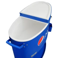 Permasteel 80qt Pepsi Oval Sporty Outdoor Cooler Cart -Garden Furniture Discounts GUEST 1500176b bb19 47e7 9a05 9d8f43b90f22