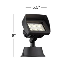 Super Duty Eastham 8" High Black LED Landscape Flood Light -Garden Furniture Discounts GUEST 174f21fa aab5 4832 bb9b 304d5fb7e524