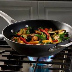 Calphalon Premier With MineralShield Nonstick 13" Flat Bottom Wok