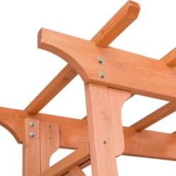 Costway Arbor Over 7FT High Wooden Garden Arch Trellis Pergola Outdoor Patio Plant -Garden Furniture Discounts GUEST 1e39081b 1b18 4332 9f18 e7b7e5f3468f