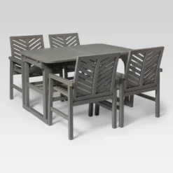 5pc Slatted Extendable Acacia Wood Patio Dining Set - Saracina Home 18 5pc Slatted Extendable Acacia Wood Patio Dining Set - Saracina Home -Garden Furniture Discounts GUEST 1eb62831 b93a 4eb8 ba69 955190a8982d