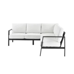 Linon Lark Aluminum Sectional Sofa White -Garden Furniture Discounts GUEST 2088df48 b56c 48fc 8c08 81fbc6509b59