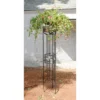 70" Tall Iron Squares-on-Squares Pylon Trellis Graphite Powder Coat Finish - Achla Designs -Garden Furniture Discounts GUEST 209833c4 0327 4646 98ef 9449c0131549