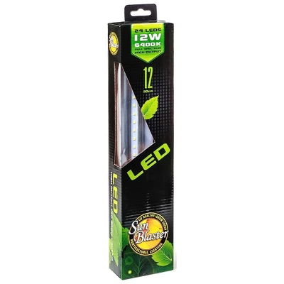 SunBlaster 12'' 6400K Full Spectrum 12W Self Cooling High Output 24 HPF LED Strip Light Indoor Horticulture Greenhouse Plant Grow Lamp 3 SunBlaster 12'' 6400K Full Spectrum 12W Self Cooling High Output 24 HPF LED Strip Light Indoor Horticulture Greenhouse Plant Grow Lamp