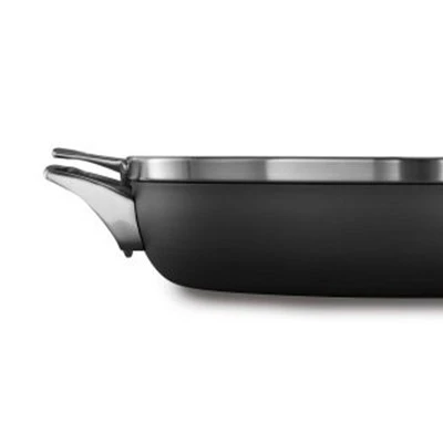 Calphalon Premier Space Saving 12" Everyday Pan With Lid, Hard-Anodized Nonstick Cookware W/ MineralShield Technology, Dishwasher & Oven Safe 3 Calphalon Premier Space Saving 12" Everyday Pan With Lid, Hard-Anodized Nonstick Cookware W/ MineralShield Technology, Dishwasher & Oven Safe