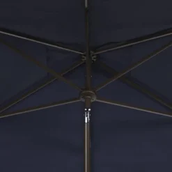 9.8' X 6.6' Rectangular Venice Crank Umbrella Navy/White - Safavieh 8 9.8' X 6.6' Rectangular Venice Crank Umbrella Navy/White - Safavieh -Garden Furniture Discounts GUEST 2185bd35 5c8b 4aa1 8c17 304a0c0f4b07