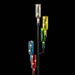 37" Glass/Iron Solar Bottle Tree Stake - Alpine Corporation -Garden Furniture Discounts GUEST 21c5358d 0bcb 41f8 8c44 69724f1a5e55