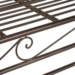 Hadley Bench - Rustic Brown - Safavieh -Garden Furniture Discounts GUEST 226b38f0 6cf2 4271 8d02 d0c933495ccb