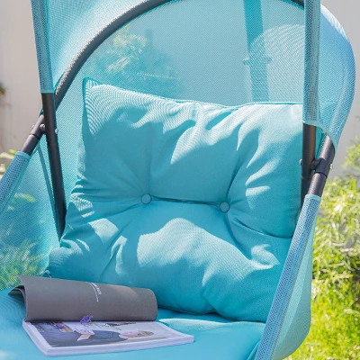 Barton Outdoor Patio Canopy Hanging Egg Chair Collapsible Egg Chair Seat 4 Barton Outdoor Patio Canopy Hanging Egg Chair Collapsible Egg Chair Seat - Image 2