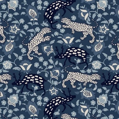 Leopard Outdoor Throw Pillow Blue - Skyline Furniture 5 Leopard Outdoor Throw Pillow Blue - Skyline Furniture - Image 3