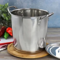 Gibson Everyday Whittington 8 Quart Stainless Steel Stock Pot With Lid -Garden Furniture Discounts GUEST 248b4fcd 08cd 4980 a814 af33121ef9fc