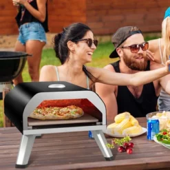 Costway Outdoor Gas Pizza Oven Portable Propane Pizza Stove With Oven Cover Pizza Stone -Garden Furniture Discounts GUEST 24a70573 a841 4033 8483 e989b3f3e213
