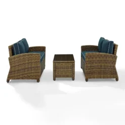 Bradenton 3pc Outdoor Wicker Seating Set - Crosley -Garden Furniture Discounts GUEST 25b36c23 f562 4511 85d0 ab54bcb47148