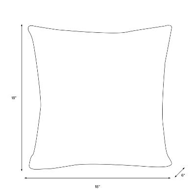 Leopard Outdoor Throw Pillow Blue - Skyline Furniture 6 Leopard Outdoor Throw Pillow Blue - Skyline Furniture - Image 4