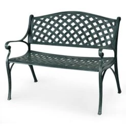 Costway 40'' Outdoor Antique Garden Bench Aluminum Frame Seats Chair Patio Garden Furni 16 Costway 40'' Outdoor Antique Garden Bench Aluminum Frame Seats Chair Patio Garden Furni -Garden Furniture Discounts GUEST 26fbc6f7 63e1 4441 aabd 0a3665d09fe6