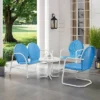 Griffith 4pc Outdoor Conversation Set - Sky Blue - Crosley -Garden Furniture Discounts GUEST 26ffc0a1 ab8f 480f 99a0 311f2addec35
