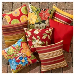 Set Of 2 Aloha Black Floral Outdoor Square Throw Pillows - Kensington Garden 6 Set Of 2 Aloha Black Floral Outdoor Square Throw Pillows - Kensington Garden -Garden Furniture Discounts GUEST 27c6c11a f972 4853 b84a 638fb1b8896a