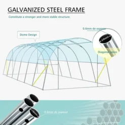 Aoodor Large Walk-in Green House With Zippered Screen Doors -Garden Furniture Discounts GUEST 27eafcce 1c52 456f 80f1 d6f3ce3dddd0
