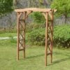 7' Canadian Hemlock Weatherproof Arbor - Natural - Merry Products -Garden Furniture Discounts GUEST 288e3ba7 f5c6 4976 8f65 0ac354a2f210