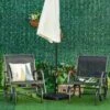 Outsunny Outdoor Glider Chair, Swing Chair With Breathable Mesh Fabric, Curved Armrests And Steel Frame For Porch, Garden, Poolside, Balcony, Black -Garden Furniture Discounts GUEST 28a61f73 fceb 42b9 8e1a e51837d03b29