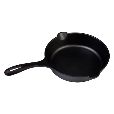 Victoria Seasoned Cast Iron Skillet 8" Black 5 Victoria Seasoned Cast Iron Skillet 8" Black - Image 3